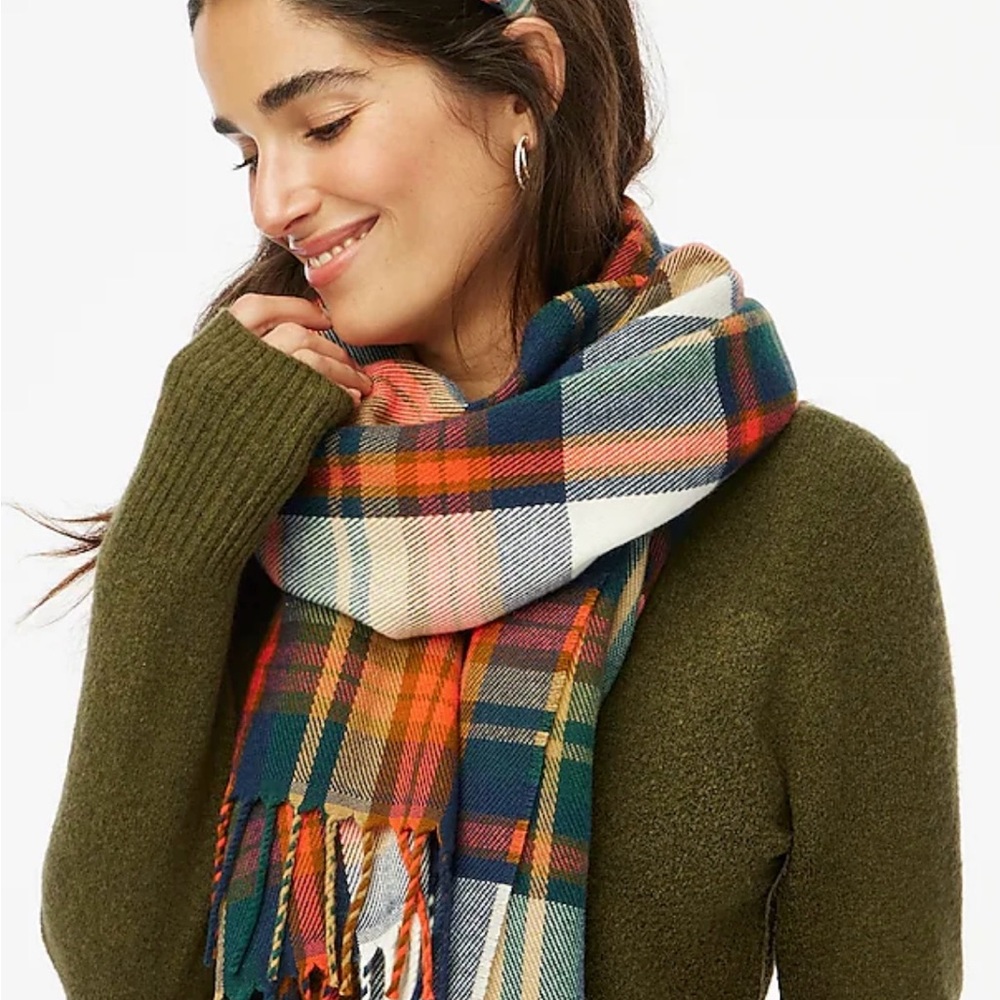 Plaid Multicolor Scarf